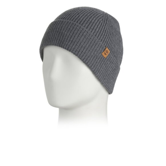 TIMBERLAND Dark Grey Fisherman Beanie - Picture 1 of 2